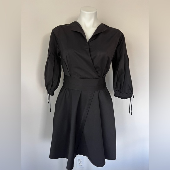 Anthropologie Hailee C Black Dress - Picture 2 of 10